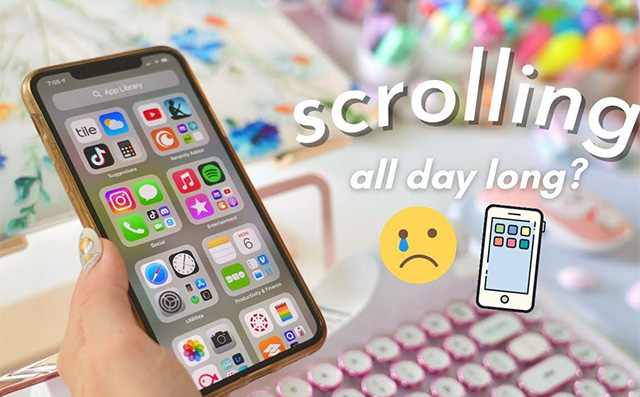 吃饭睡觉走路休息都在刷手机